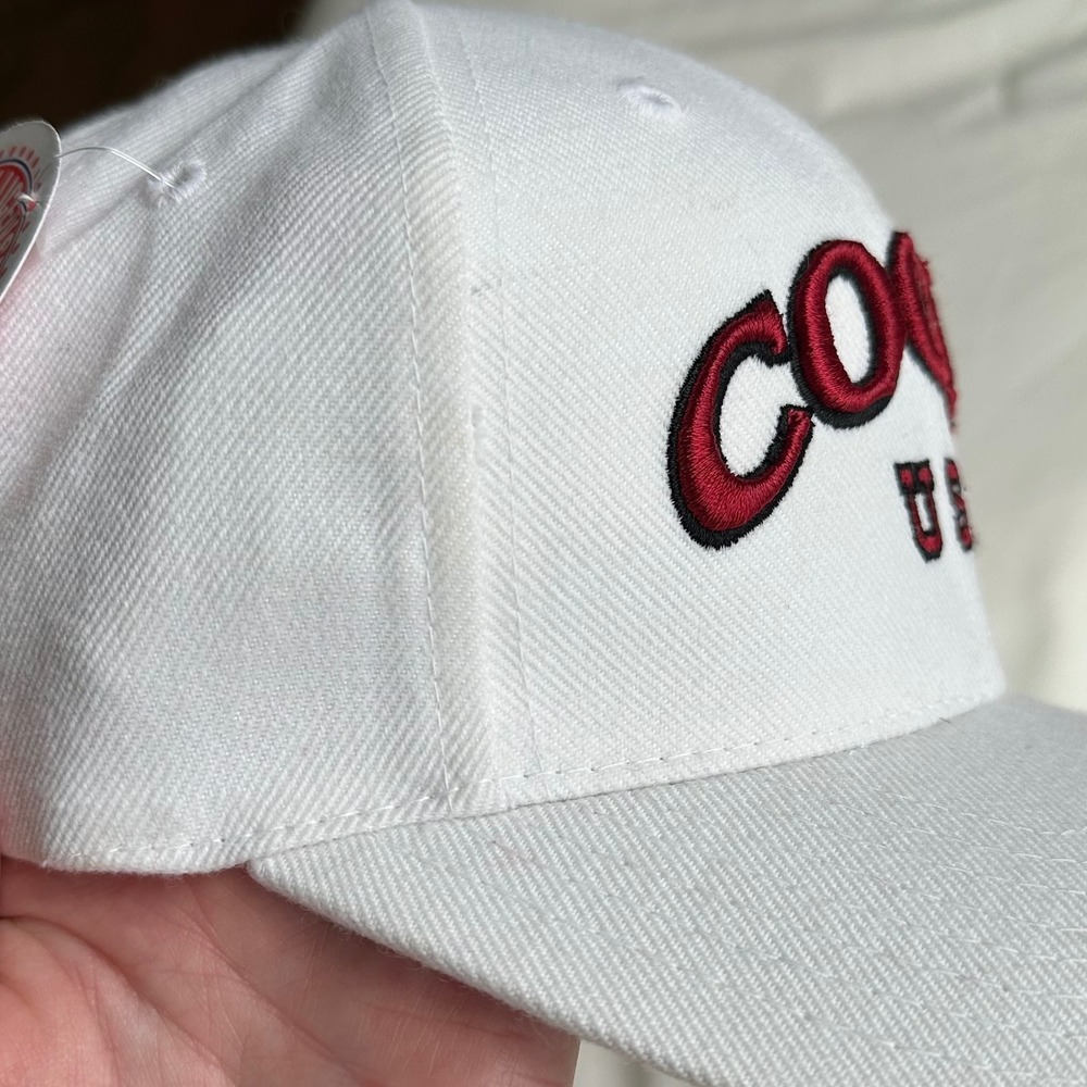 Vintage USC University of South Carolina Gamecocks Mens Hat Embroidered White - Picture 9 of 9